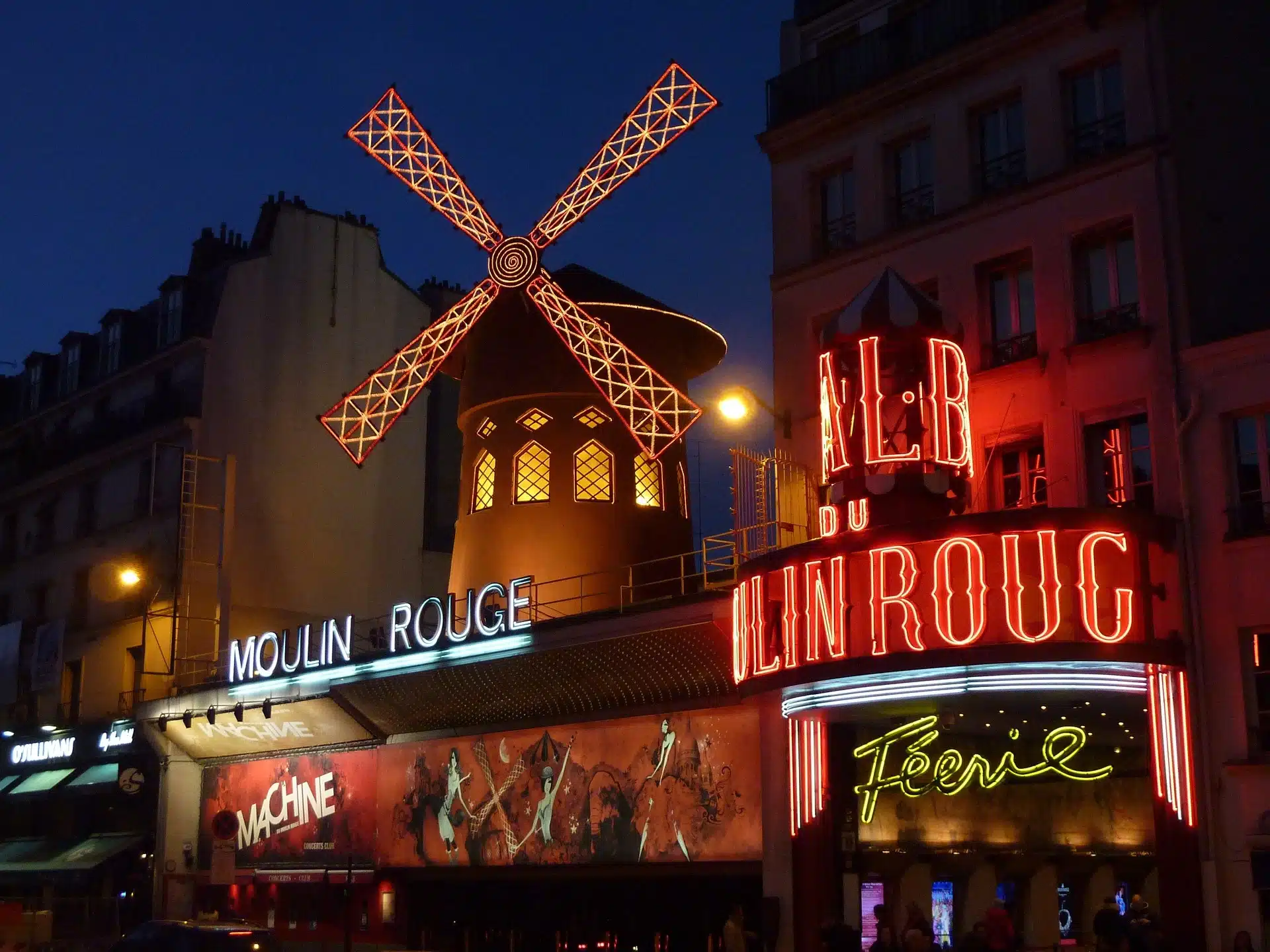 A photo of the Iconic Moulin Rouge in Paris