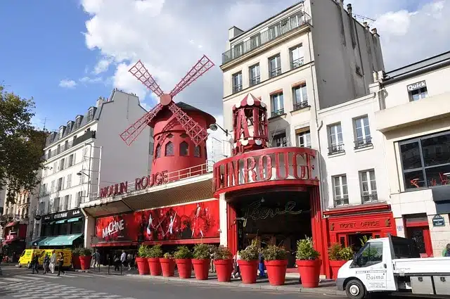 Moulin Rouge during the daytime